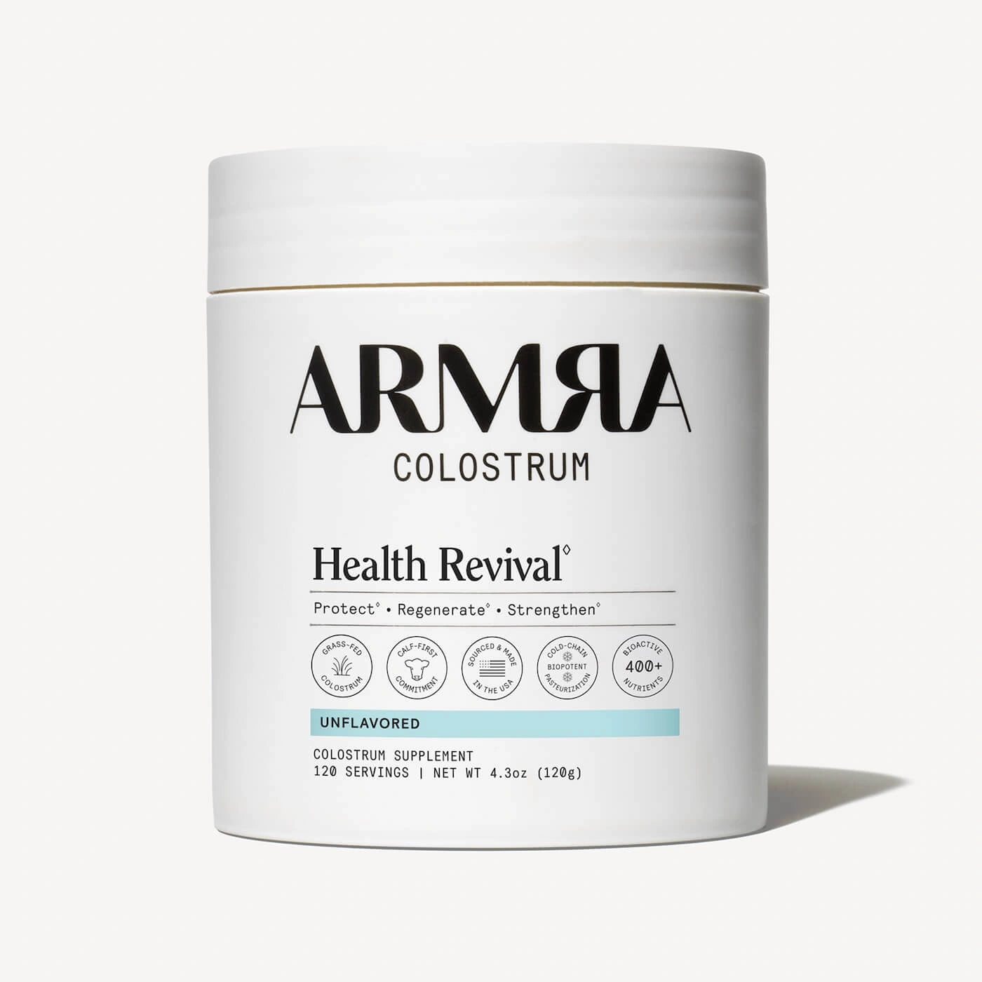 ARMRA Colostrum Unflavored  120 Serving Jar